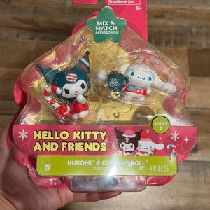 Hello Kitty Kuromi & Cinnamoroll Holiday Figures
